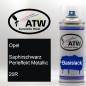 Preview: Opel, Saphirschwarz Perleffekt Metallic, 20R: 400ml Sprühdose, von ATW Autoteile West.